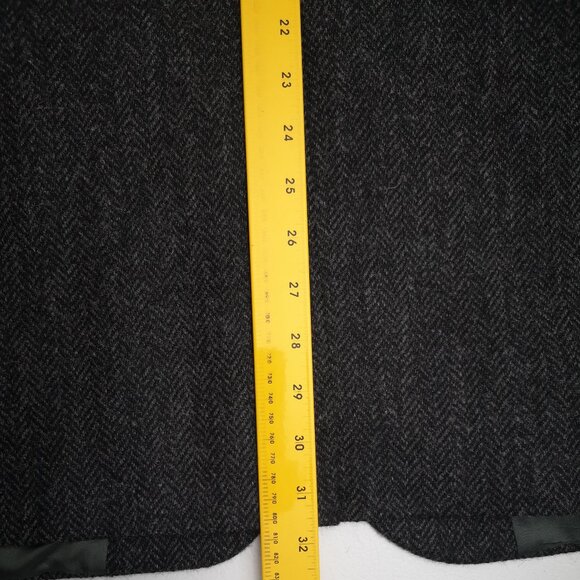 Henley Men's Size 44T Charcoal Made in Canada 100% Wool Lined Sports Coat - Picture 13 of 13